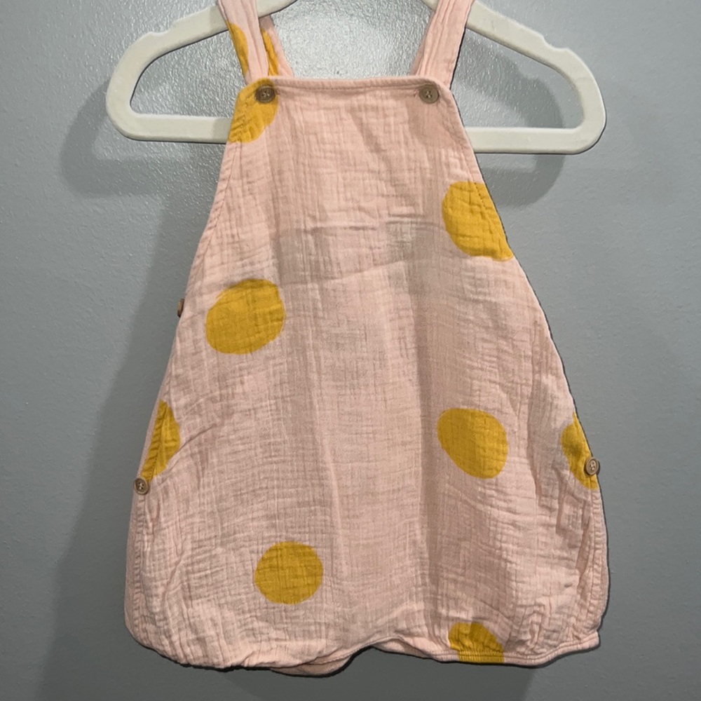 Zara Baby Pink and Yellow One Piece